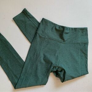 ZUDA Green Space Dye Leggings Size Small Athletic Activewear from QVC